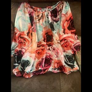 Flowered blouse
